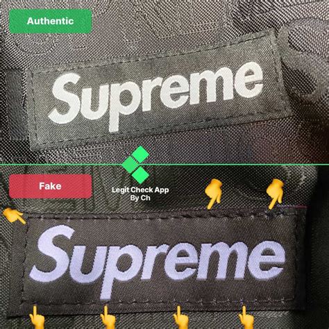 how to tell real from fake supreme bag|is a supreme bag genuine.